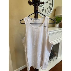 Men’s Gymshark - White Tank Top - XL
